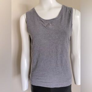 Adidas Stretchy Tank Top Solid Gray Size Medium